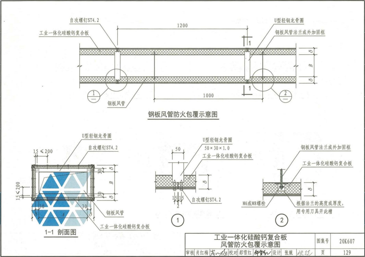 工業(yè)一體化硅酸鈣復(fù)合風(fēng)管制作工藝標準